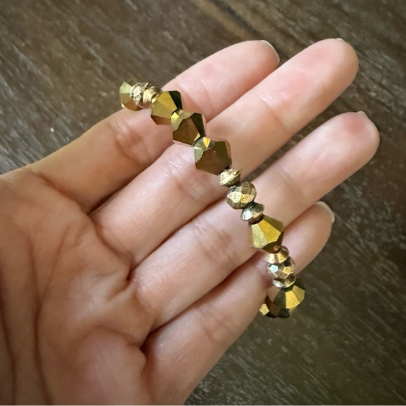 Alex and Ani Gold Beaded Bracelet - Picture 2 of 4